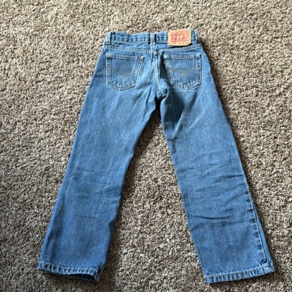 Levi's 505 7 Reg Light Wash Straight Leg Boys Jeans - Picture 5 of 7